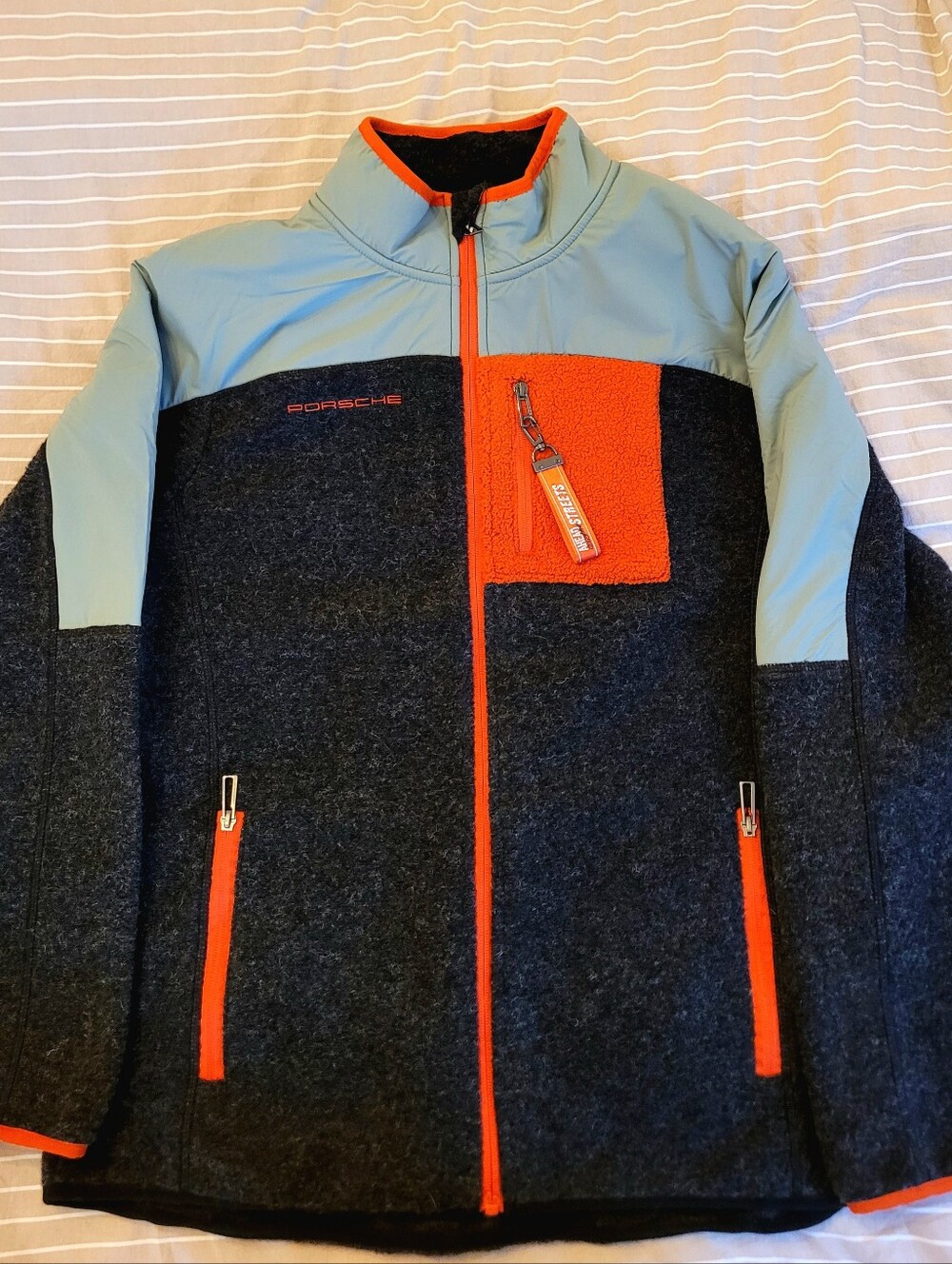 NEW Porsche AHEAD Unisex Teddy Fleece Jacket — Green | M US | New Without Tag
